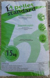 PELLET sosnowy pelet 15kg certyfikowany DIN + A1 dostawa GRATIS