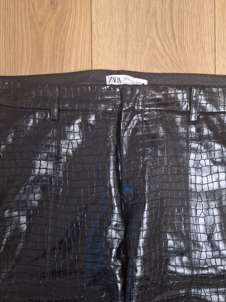 Czarne spodnie ZARA rozm. XL nowe bez metki