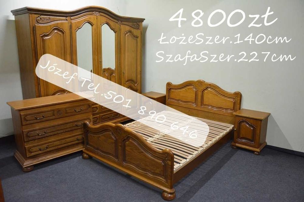 Piękna Sypialnia Stylowa *Meble-do-sypialni*Łóżka-Szafy-Szafki-Nocne