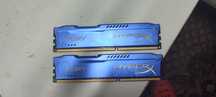Пам'ять Kingston HyperX 1600Мгц ddr3 4gb*2шт 8gb