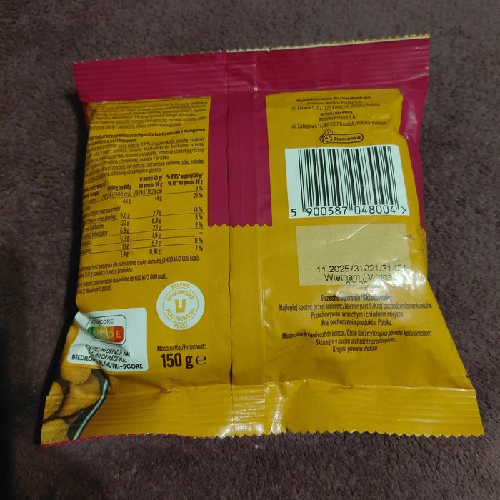 26x zestaw Bakad'or Bakador orzeszki i orzechy nerkowca smaków 150-180