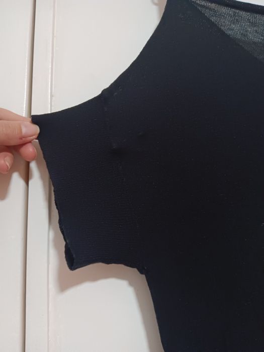 Túnica Preta c/ detalhe assimétrico