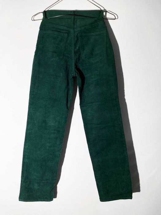 Жіночі вельветові штани H&M смарагдові EUR34