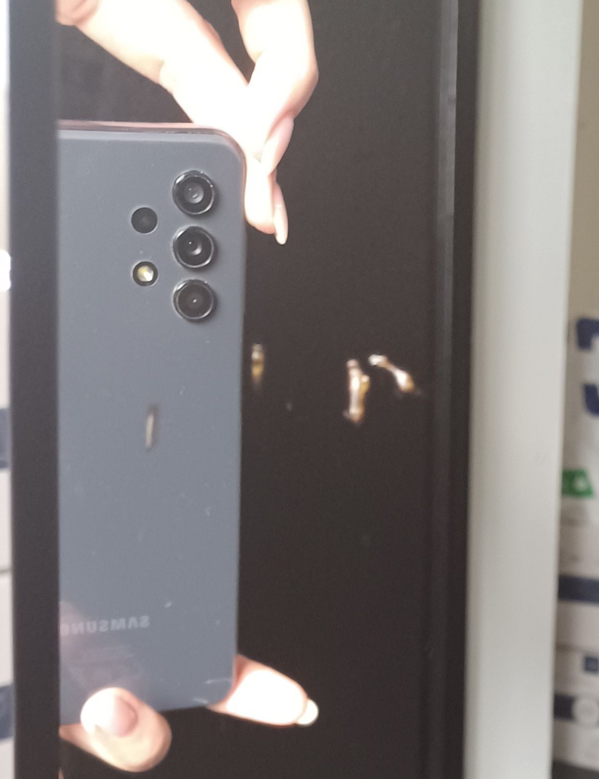 Lustro z Ikea czarne
