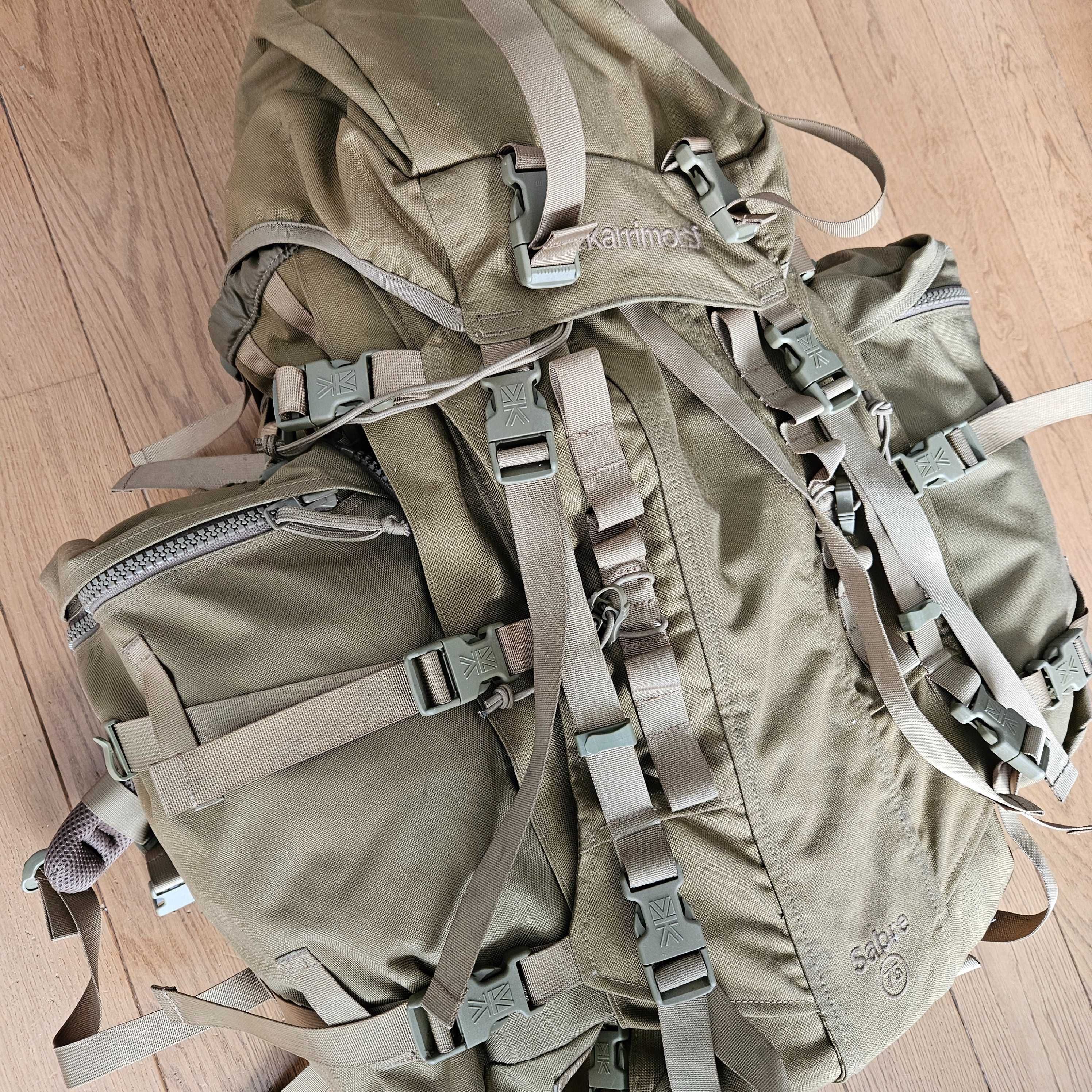 Plecak Karrimor SF Sabre 75 + kieszenie - Coyote