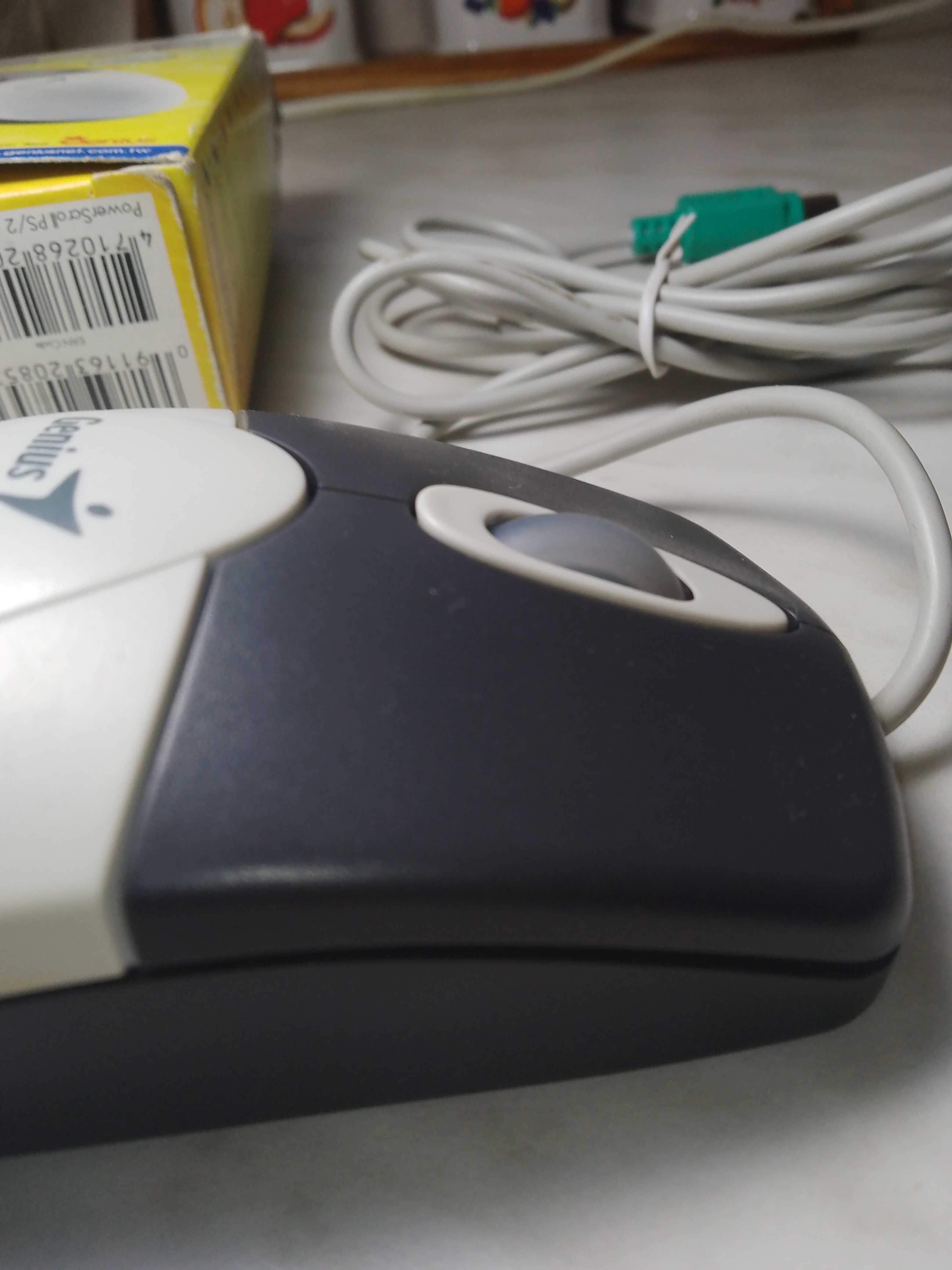 Ретро мышка GENIUS ps2 (новая) в коробке 1998-2000г.