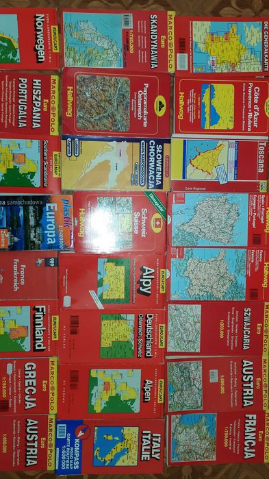 Stare mapy krajów Europy