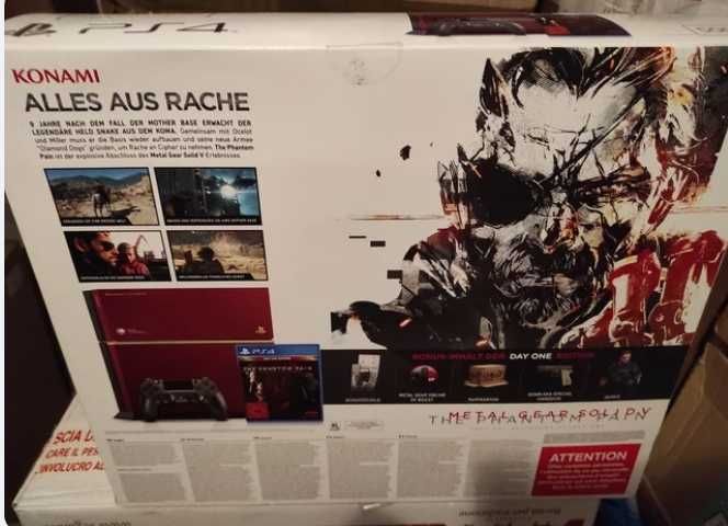 PS4 Metal Gear Solid V Phantom Pain Edition 500G Consola (NOVA SELADA)