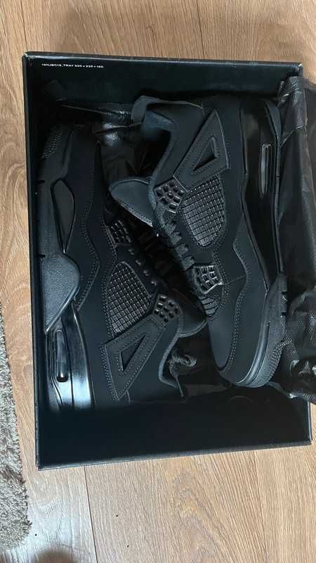 Nike Air Jordan 4 Retro Black Eu  38