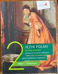 Sztuka wyrazu Język polski Podręcznik Klasa 2 Część 1 Romantyzm GWO BA