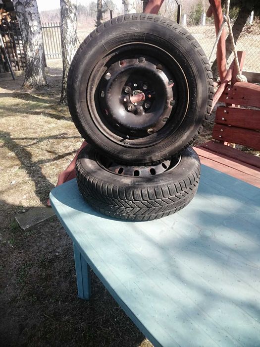 Felgi z oponami zimowe 175/65/14 5,5 mm Fiat 4 sztuki