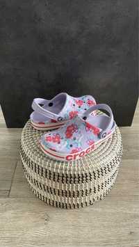 Crocs chodaki w kwiatki W6 36/37