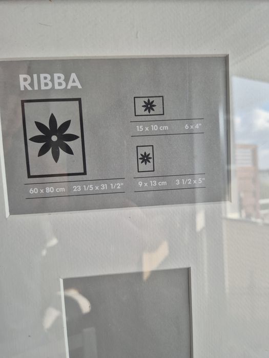 Ramka na zdjęcia Ikea Ribba 60x80 czarna