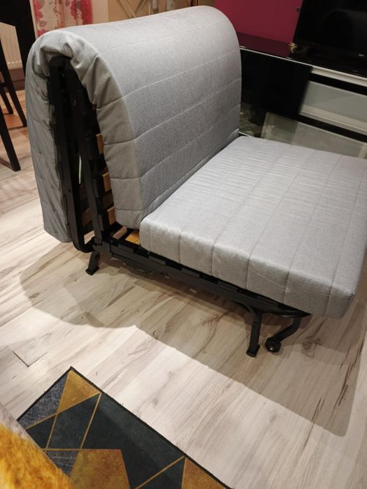 sprzedam IKEA LYCKSELE fotel rozkładany z materacem