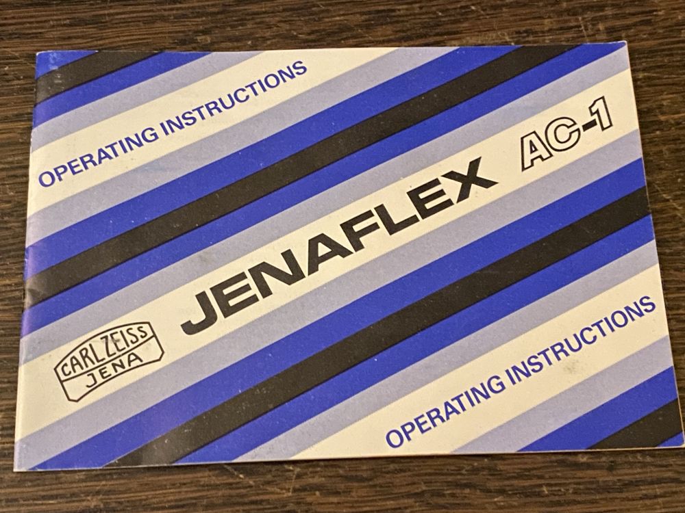 Máquina Fotográfica Jenaflex AC-1 Electectronic lentes Carl Zeiss