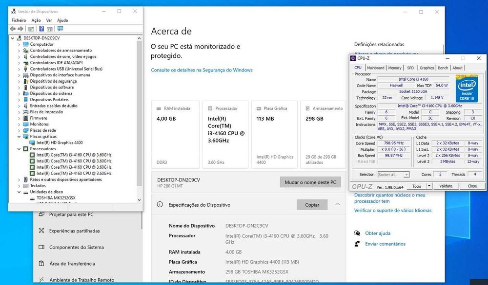 Torre Desktop Intel Insys i3