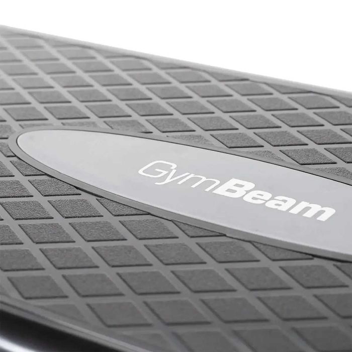 Степ платформа 2-х ступінчаста GymBeam 67x28x10+5 см чорний. Степпер