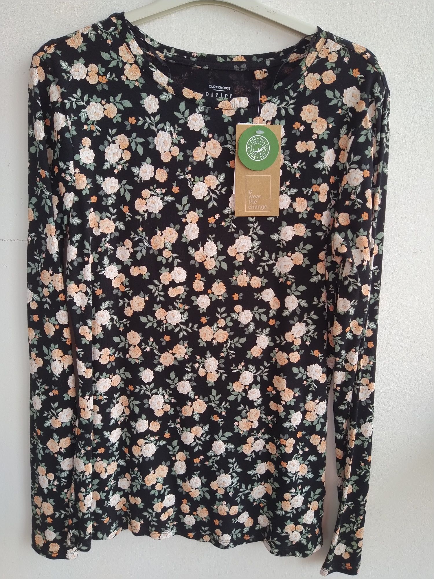 Blusa / Camisola floral elegante - C&A - Tamanho M - Nova!