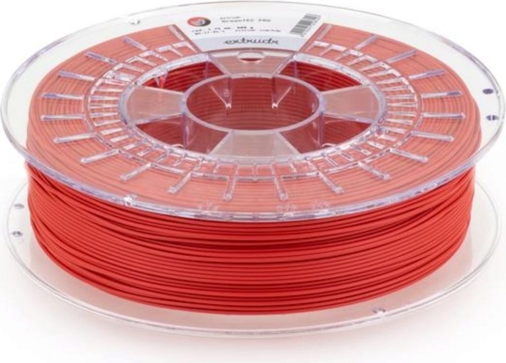 Filament Wysokowydajny materiał Extrudr Green-TEC PRO Hellfire Red,