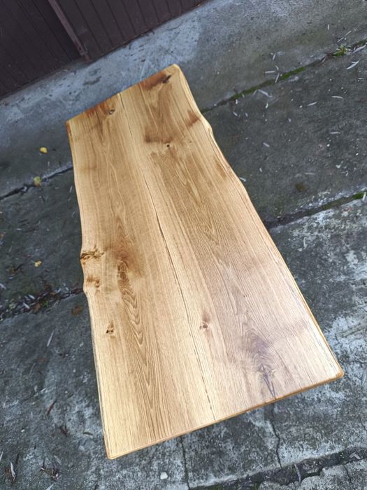 Blat dębowy 149x62 na stół biurko ławę Live Edge 11