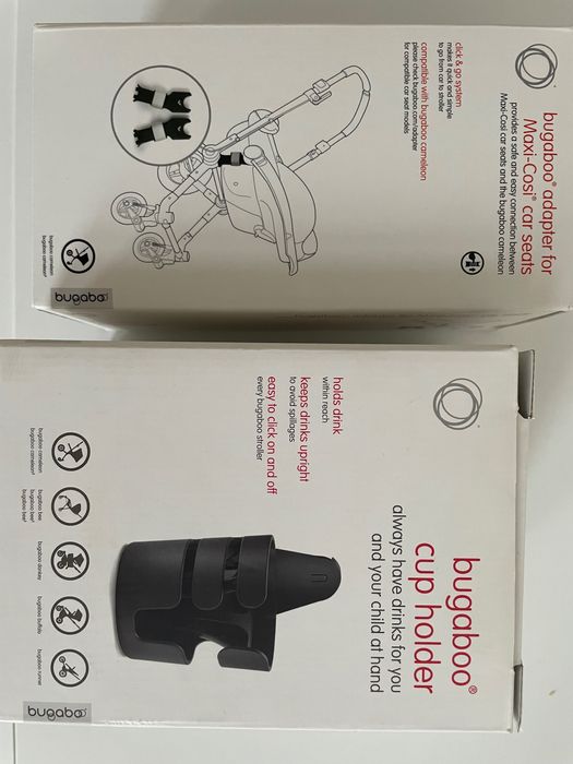 Wózek Bugaboo Cameleon 3+ , uchwyt na kubek, adaptery do fotelika