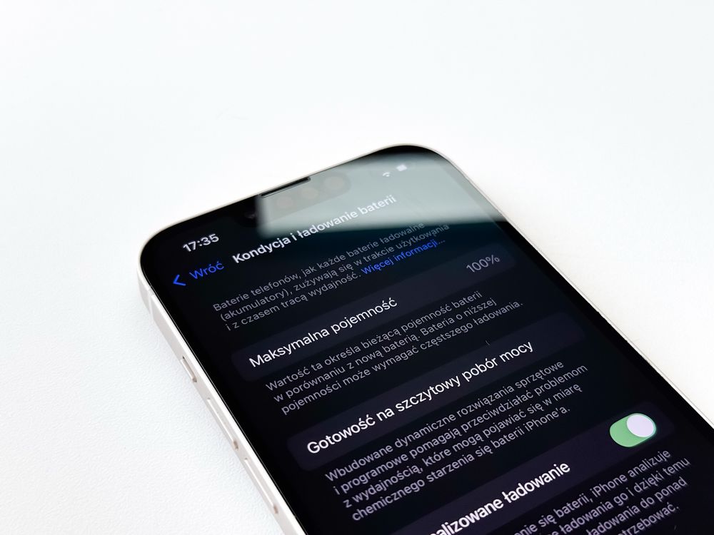 iPhone 13 128 GB Biała Perelka jak Nowy 100% bateria Sklep Gwarancja