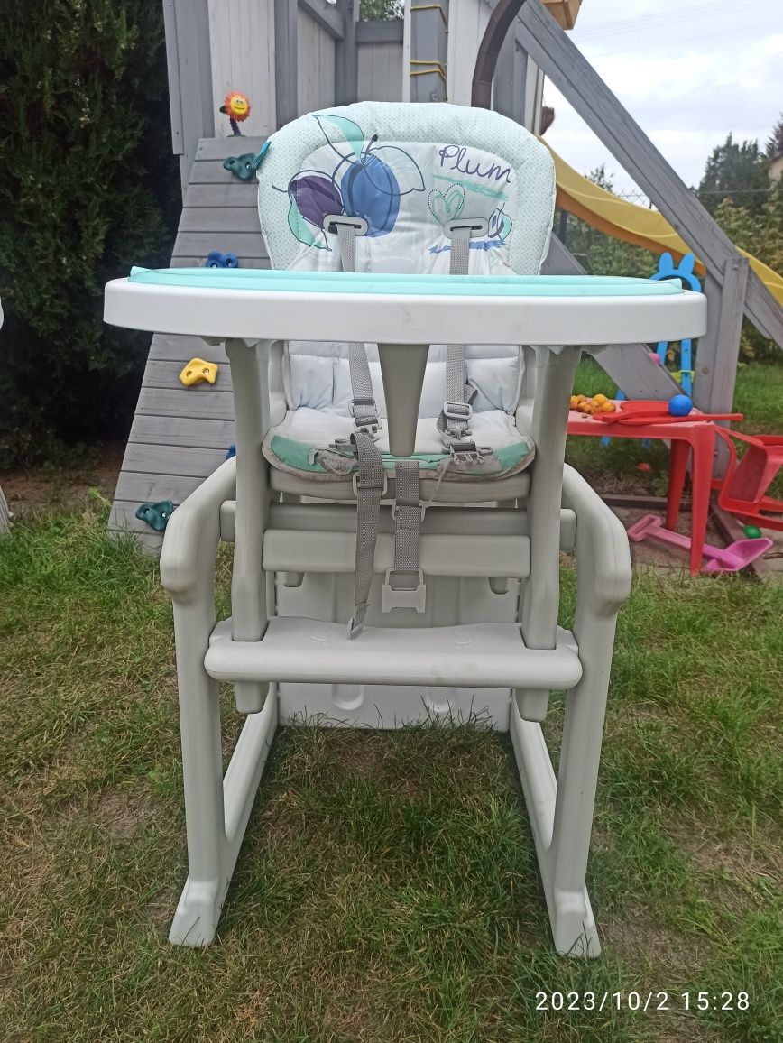 Krzesełko do karmienia 3w 1 baby design