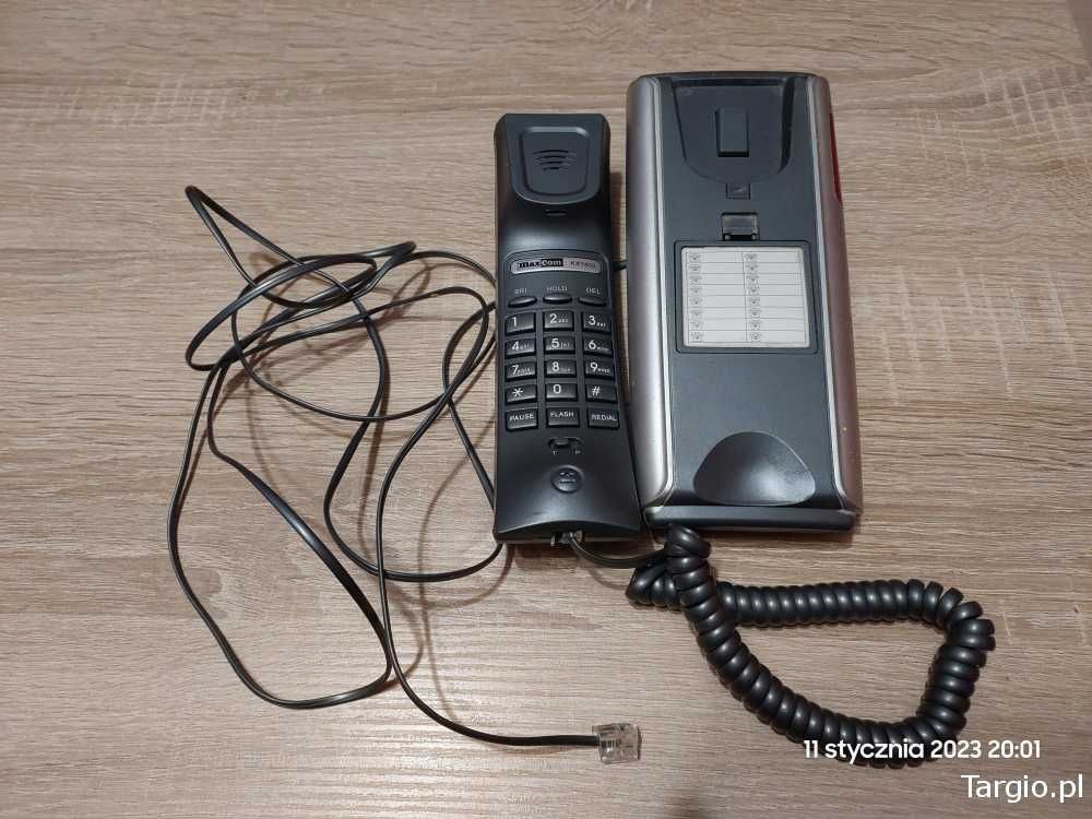 Telefon stacjonarny ze słuchawką przewodową MAXcom KXT-400