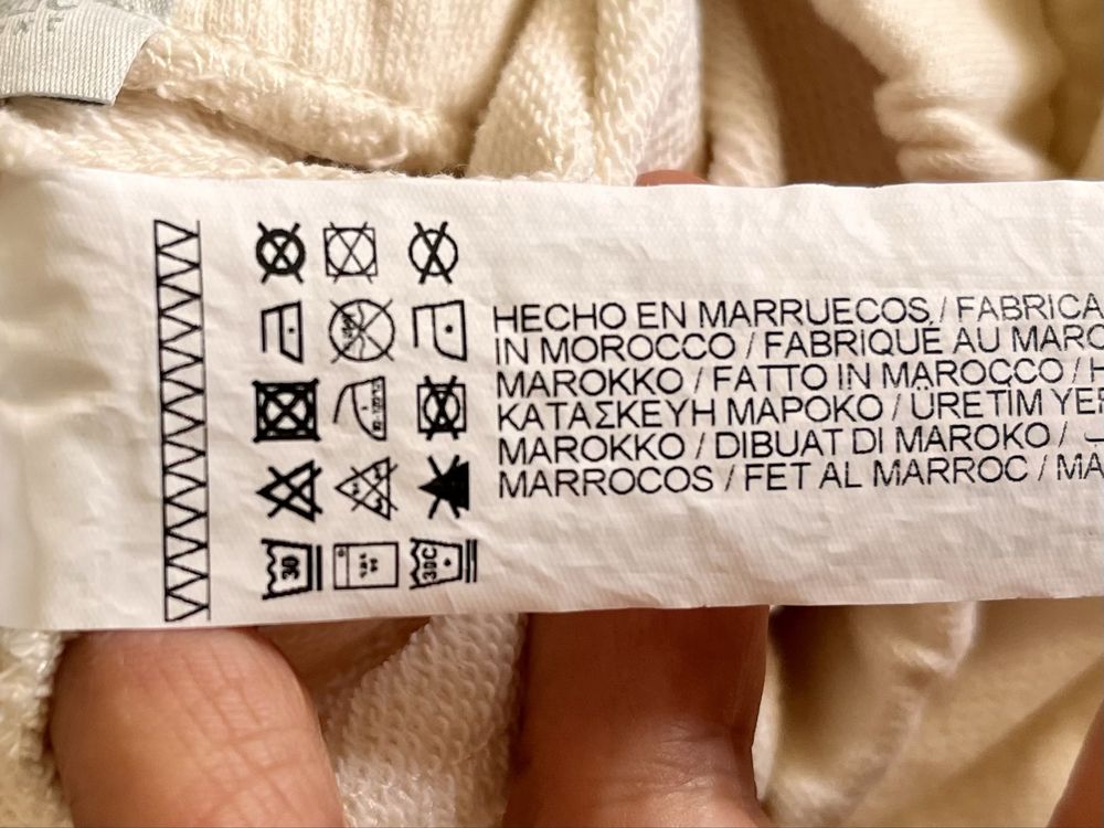 Calção Pull & Bear de algodão bege