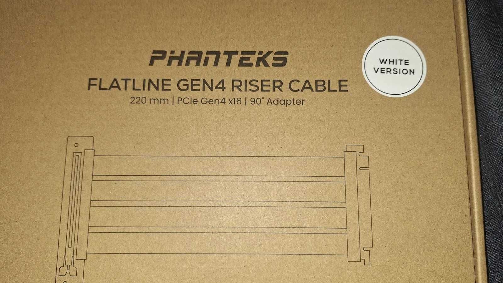 Кабель-райзер PHANTEKS PCIe Gen 4.0 для монтажу відеокарти вертикально