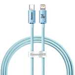 Kabel Baseus CAJY Lightning - USB-C PD 20W 480Mb/s 1,2m - niebieski