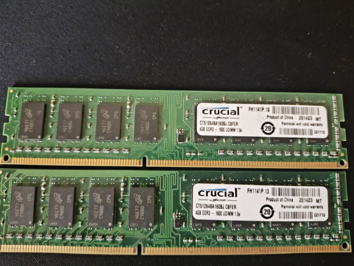 Оперативная память 8 GB DDR3 2х4