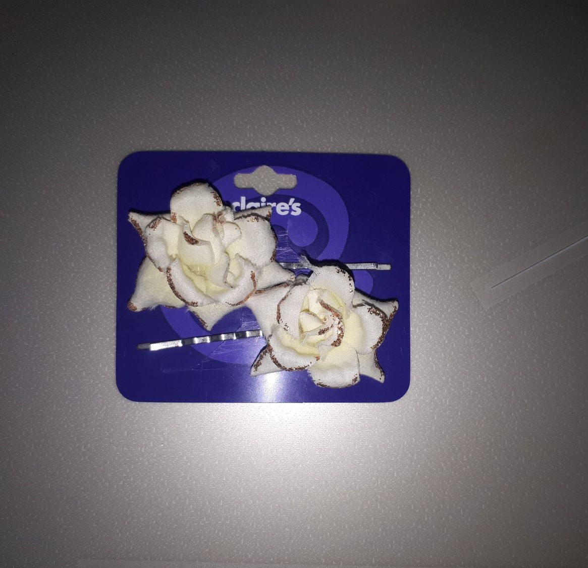 Wsuwki spinki Claire's kwiatki nowe