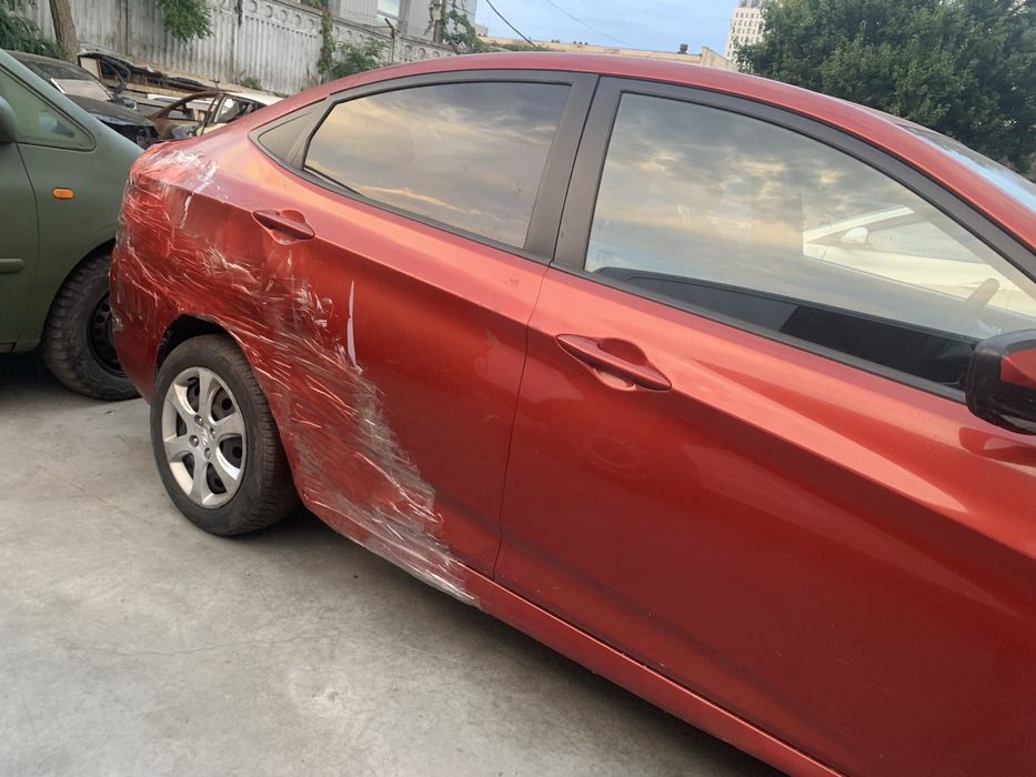 После дтп хунлай акцент 2013 на ходу