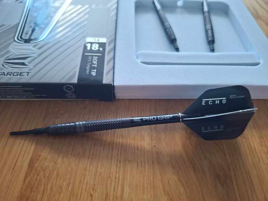 Rzutki lotki dart Target Echo 14 Soft Tip 90% tungsten 18g 3szt