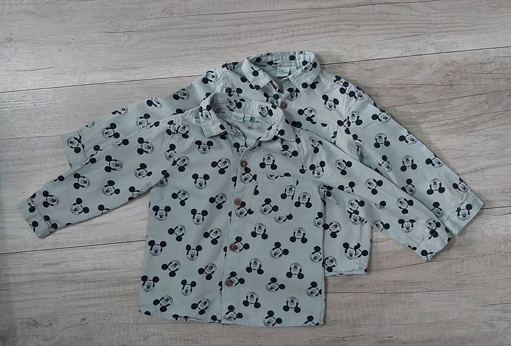 Koszule dla bliźniaków 98