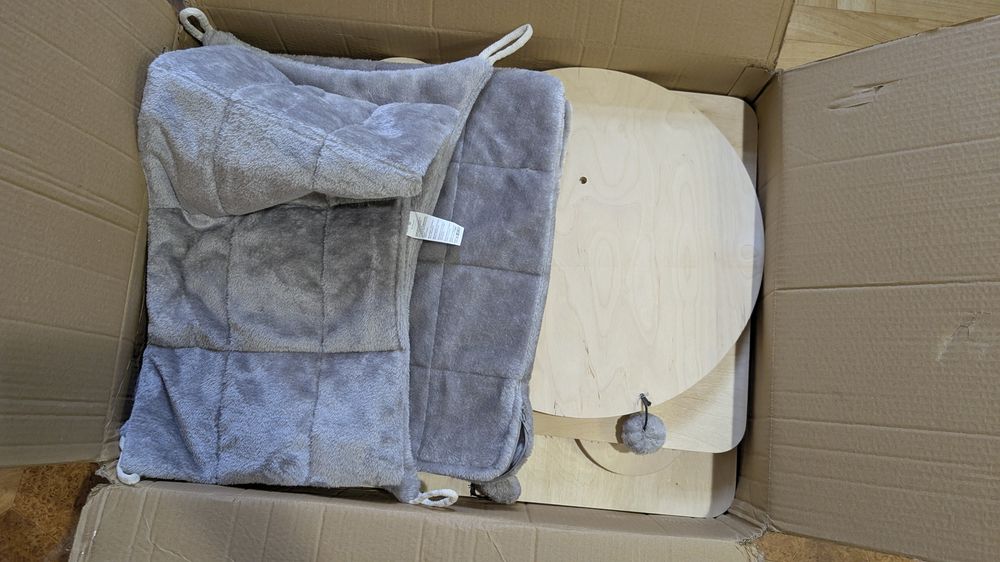 Natural Paradise Drapak Dla Kota Amaryllis Jasnoszary MEGA NAJWIĘKSZY