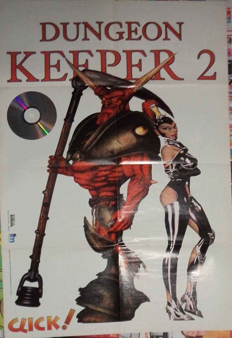 game gaming plakat poster Dungeon Keeper 2 Devil inside Click2000