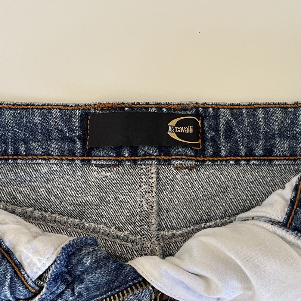 Just Cavalli вінтажоманії джинсова міні спідниця