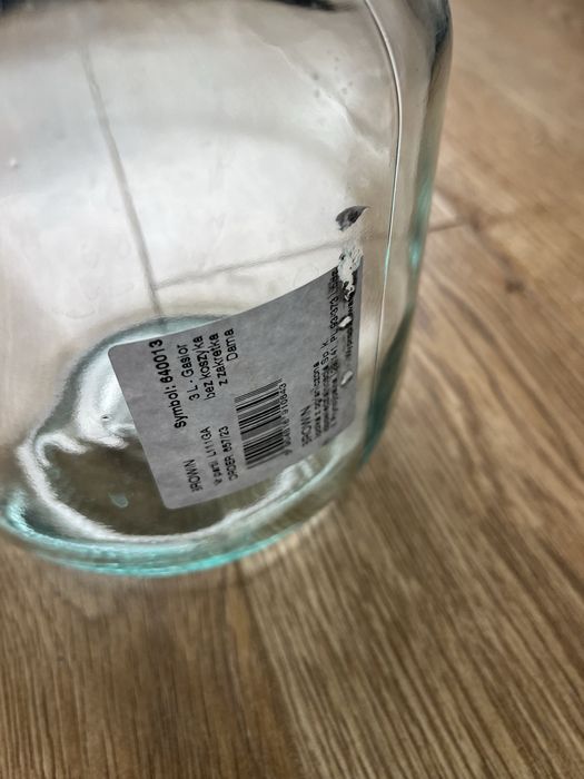 Balon butla słoik gąsior dama 2 szt 5 l i 3 l dodatki