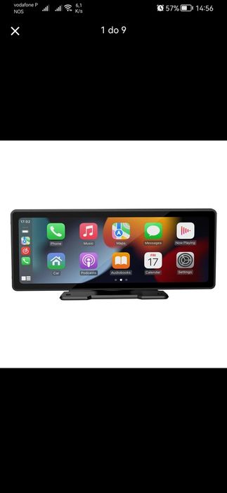 Ecrã 10,26'' p/ carro - Mp5 - GPS, Car Play, Android Auto, BT 5.0