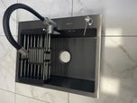 Мийка для кухні Kraft 6045 PVD 4в1 Подарок змішувач гнучкий Black