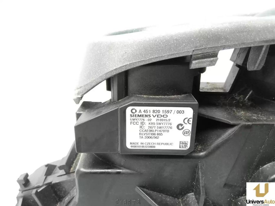 ALAVANCA VELOCIDADES SMART FORTWO COUPÉ 2015 -A4512600609