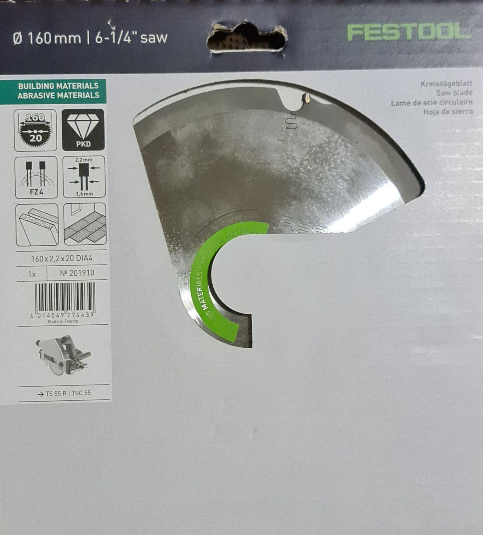 Diamentowa tarcza pilarska FESTOOL 201910