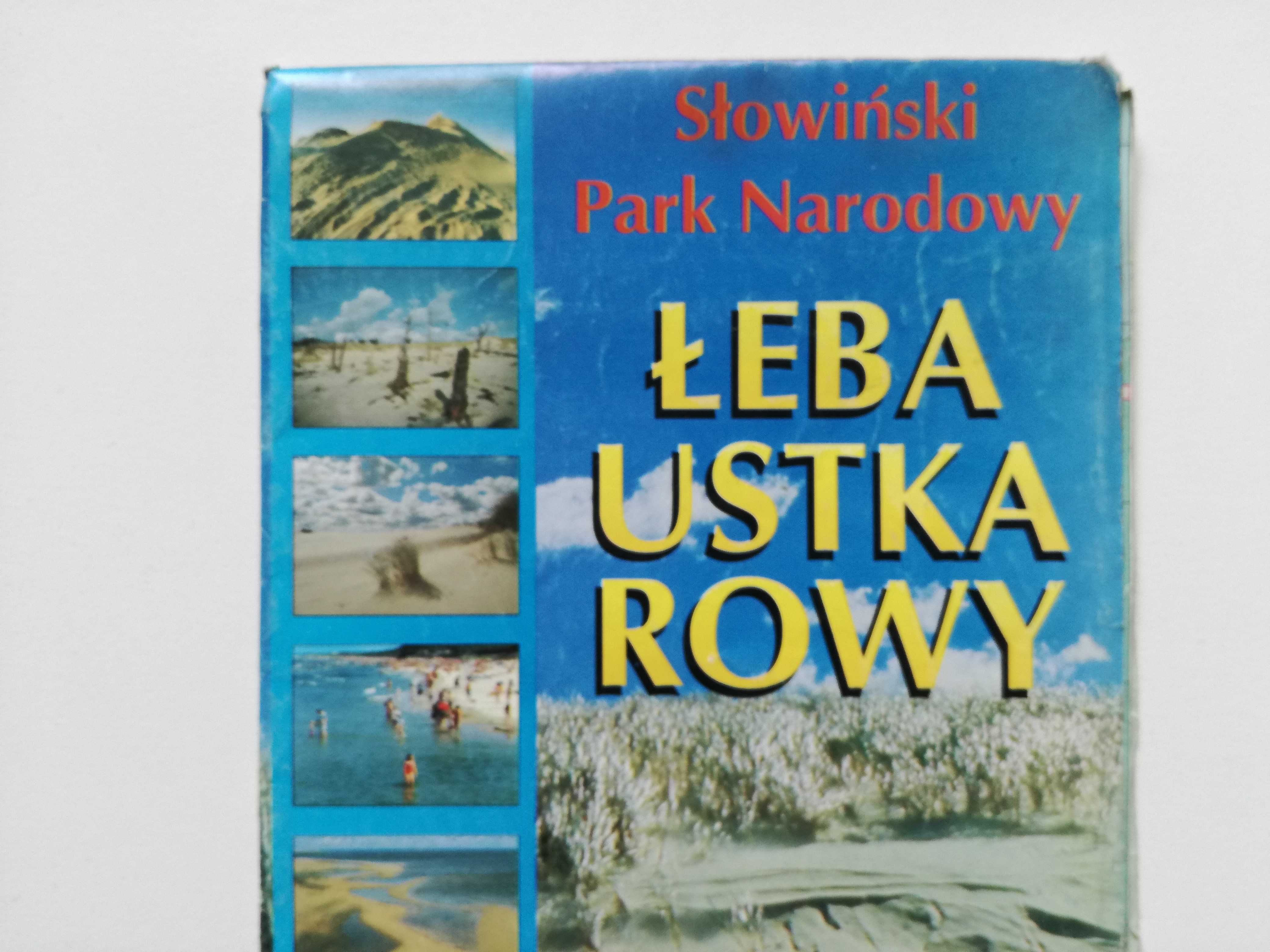 Słowiński Park Narodowy Łeba Usta Rowy mapa wycieczkowa
