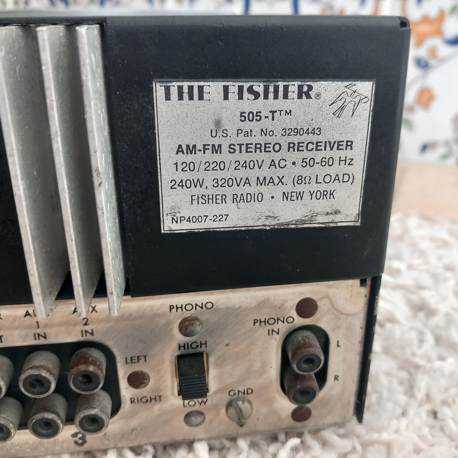 Fisher 505T AM/FM stereo receiver