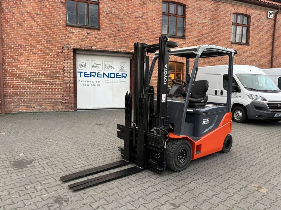 Toyota 8FBMKT25  FV23% Import Po Serwisie Bateria BDB Stan Elektryk Czołowy Paletyzer