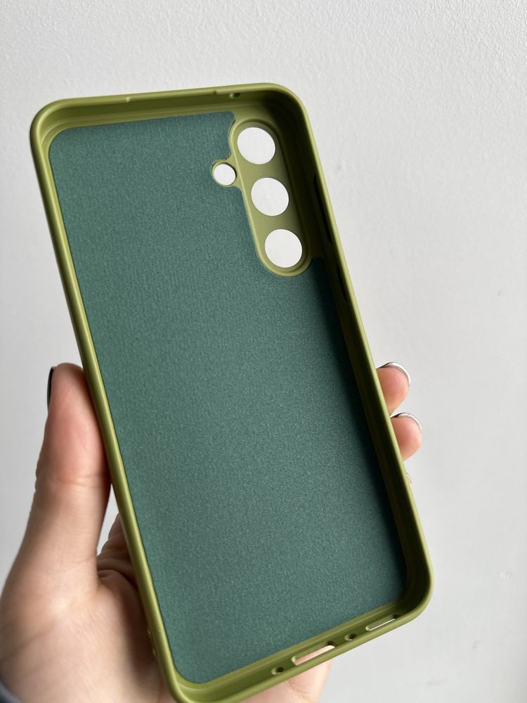 Etui silikonowe do SAMSUNG A35 5G oliwkowe