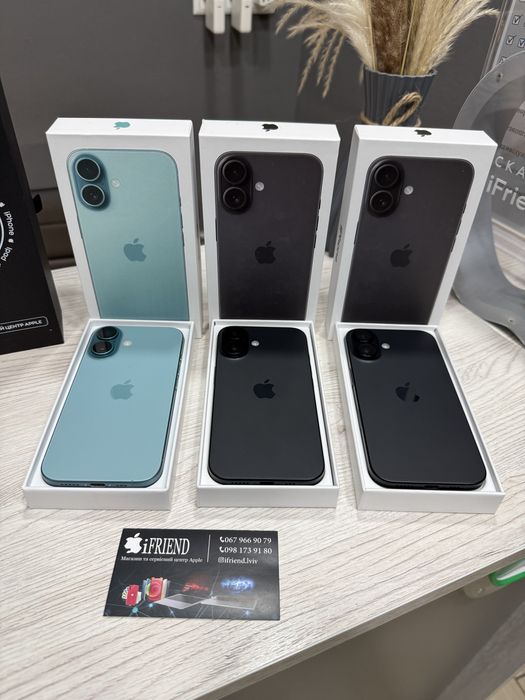 New open/box iphone 16 256gb teal/black/white