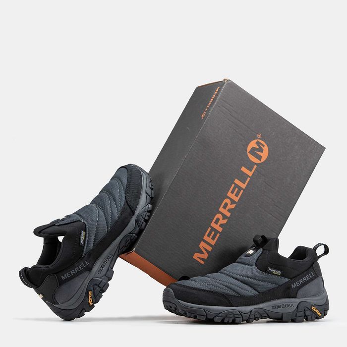 Кросівки Merrell 1TRL Moc 3 Gore-Tex Thinsulate Grey/Black premium